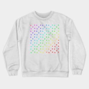 Rainbow Stars pattern Crewneck Sweatshirt